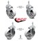 Service Caster 5 Inch Semi Steel Wheel Swivel 3/8 Inch Threaded Stem Caster Brake SCC, 2PK SCC-TS20S514-SSS-381615-2-TLB-2 - alternate 5